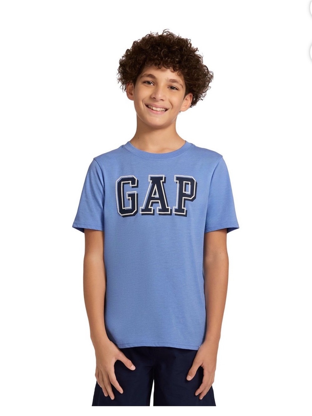 GAP Blue Logo Short Sleeve Tee